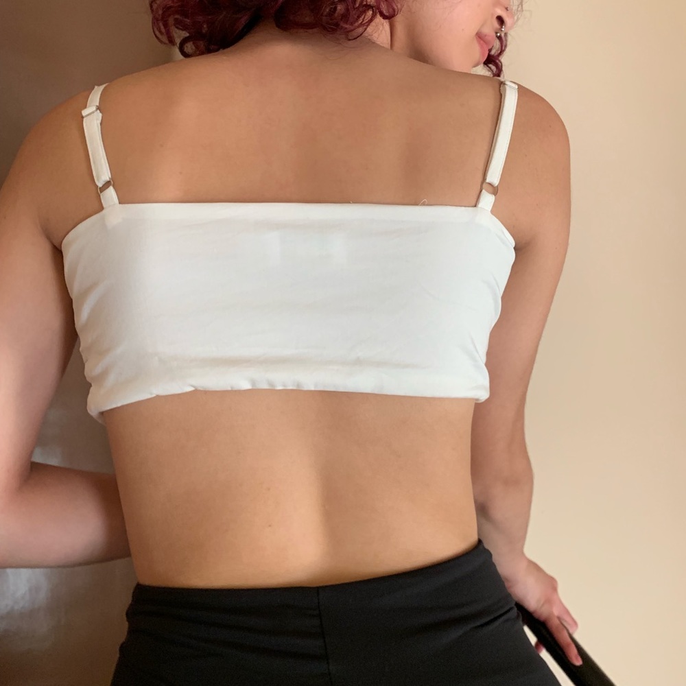 Tiger mist tie up top - Picture 2 of 6